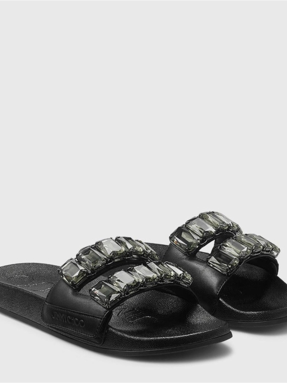 Fitz crystal Embellished Slides